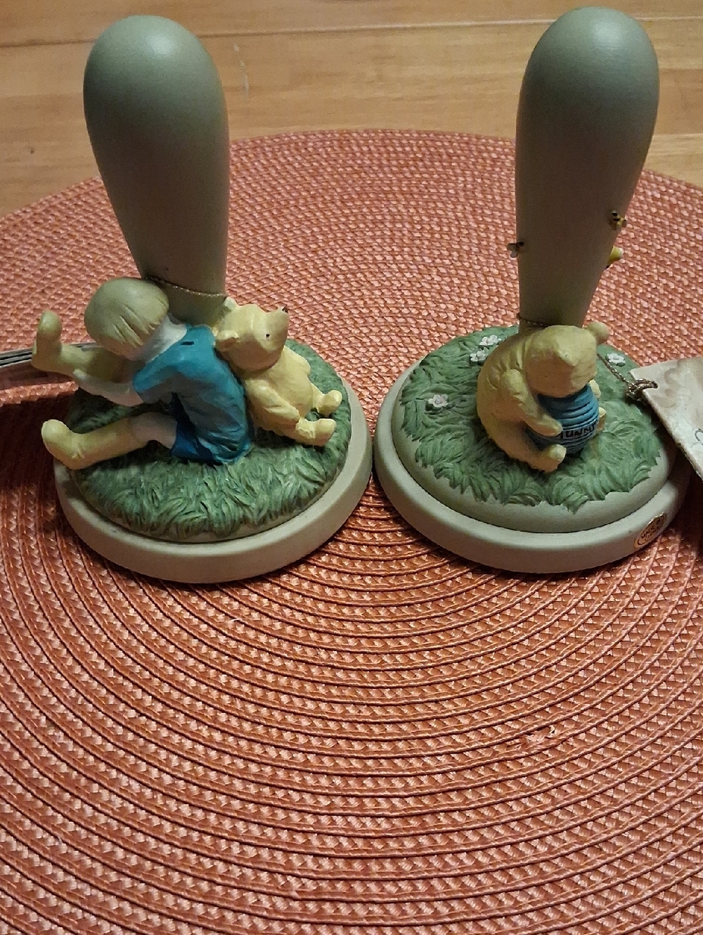 Vintage Brown Bag Cookie Art Classic Pooh Cookie Stamps Set Of 2 With Tags